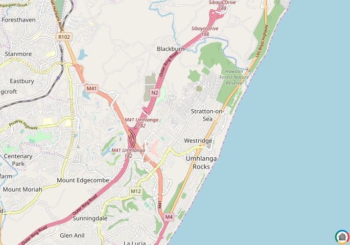 Map location of Prestondale